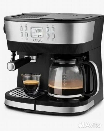 Кофеварка 2 в 1