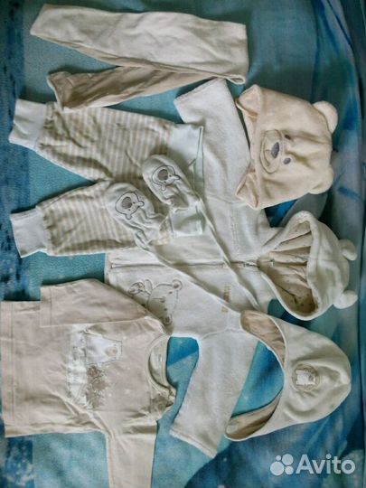 Комплект Белый Мишка,10 предметов