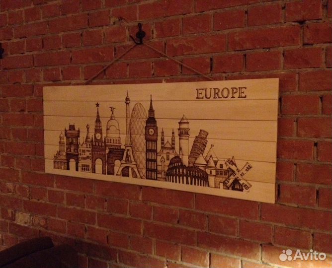 Панно на дереве 