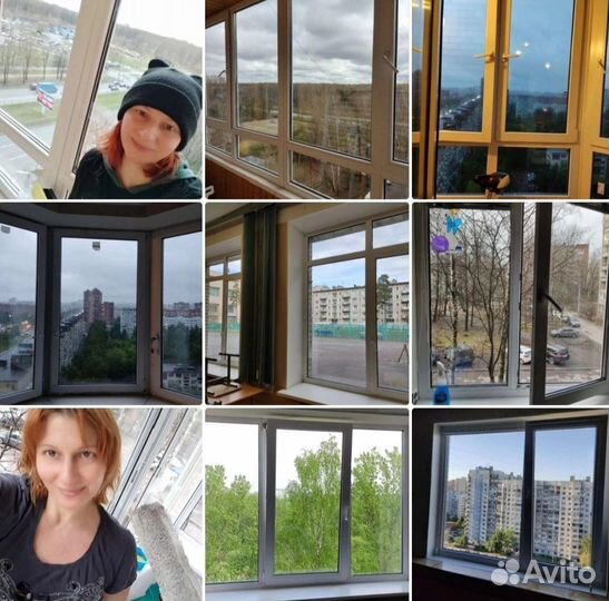 Мытье окон в квартире