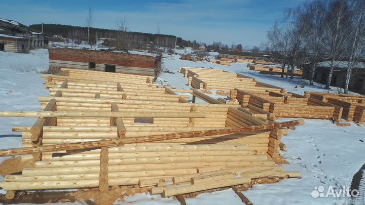 Срубы домов и бань 6 на 3 3 на 3