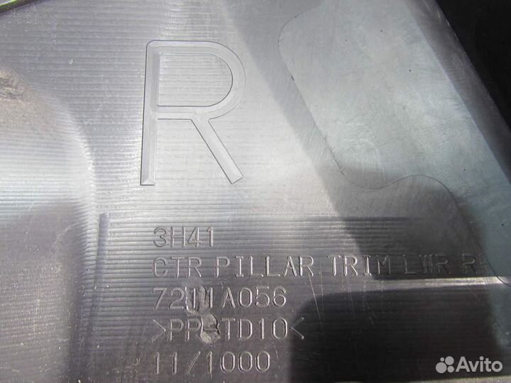 Обшивка стойки для Mitsubishi Lancer X 2007