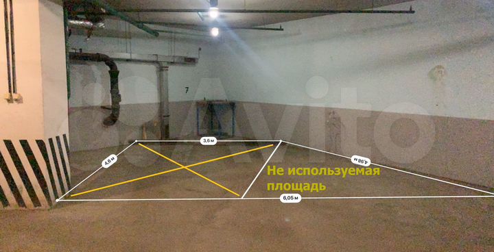 Машиноместо, 16 м²