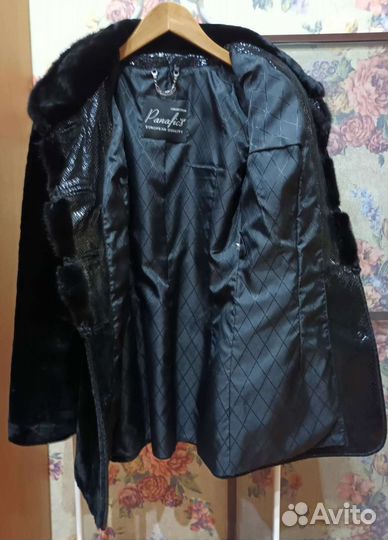 Шуба, 42 р-р (норка, каракуль)