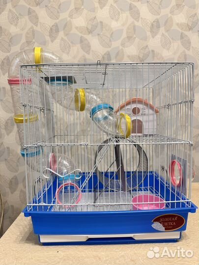 Клетка для хомяка с трубами, прогулочный шар