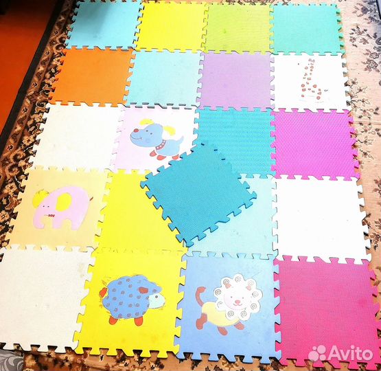 Мягкий коврик пазл