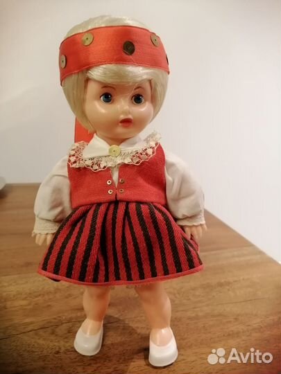 Кукла эстонка СССР винтаж
