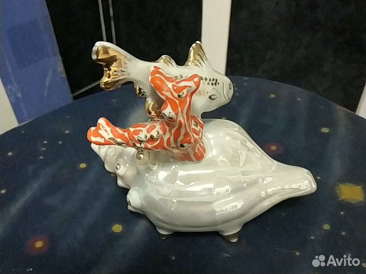 Статуэтка - пепельница Дулево