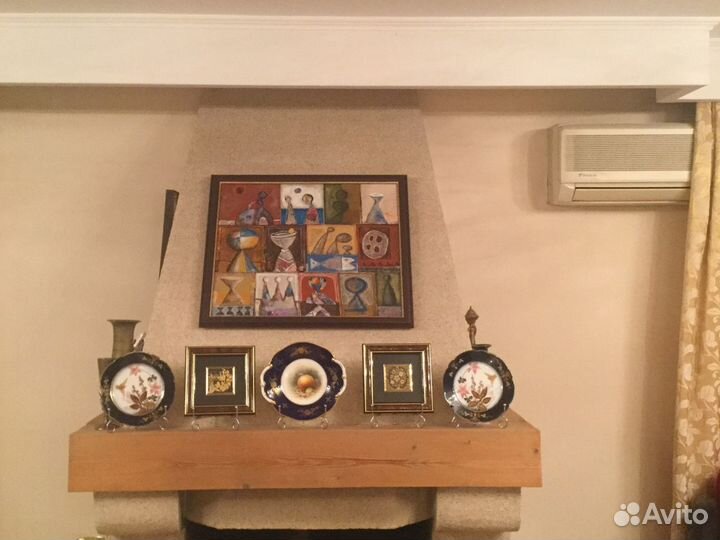 Картина «Композиция знаковая» 1999г. Гарифуллин Ра