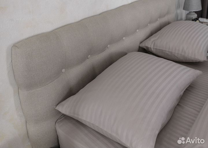 Кровать с матрасом двуспальная 160х200 Марсель