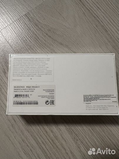 Apple magic mouse 2 новая запечатанная