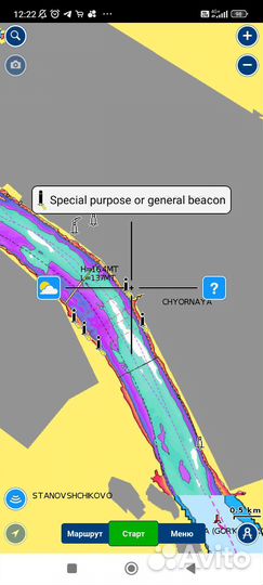 Кострома карты глубин
