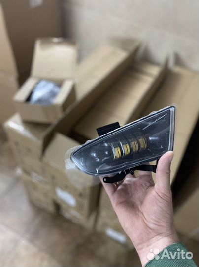 Led туманки hyundai accent 2 режима 80 ватт