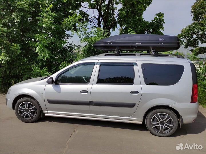 Автобокс Евродеталь 420 черный карбон на largus