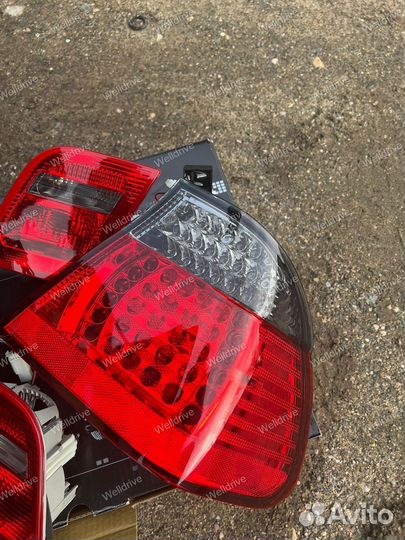 Фонари BMW E46 SD рестайлинг Led кр-тонированные