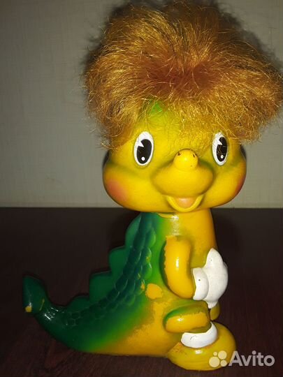 Игрушка СССР резиновый Дракоша