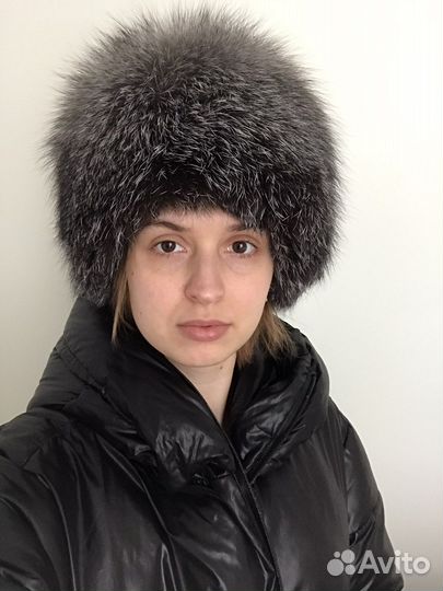 Шапка меховая цельный мех песец