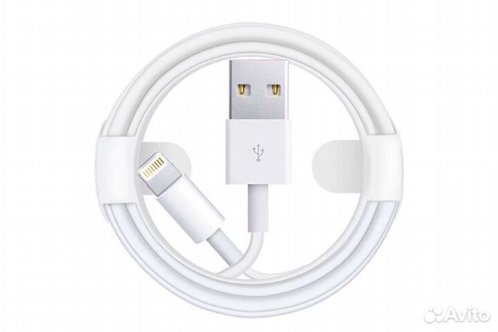 Дата кабель Foxconn USB - Lightning 1м белый