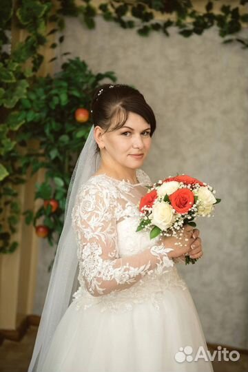 Продам свадебное платье, 52 р
