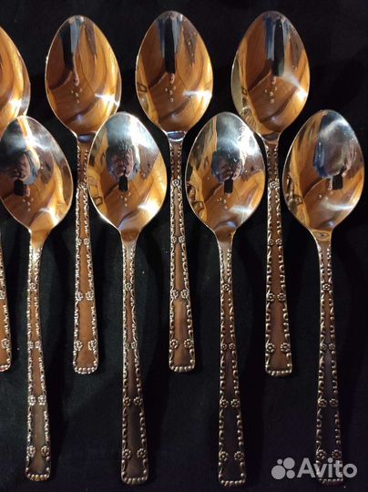 Ложки столовые 12шт мельхиор Таллин Нова СССР