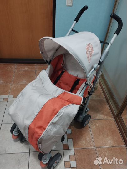 Прогулочная коляска трость бу