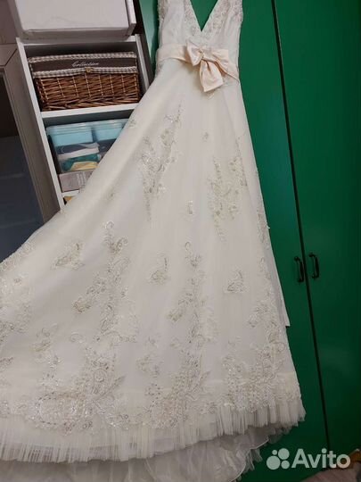 Свадебное платье 42 44 новое