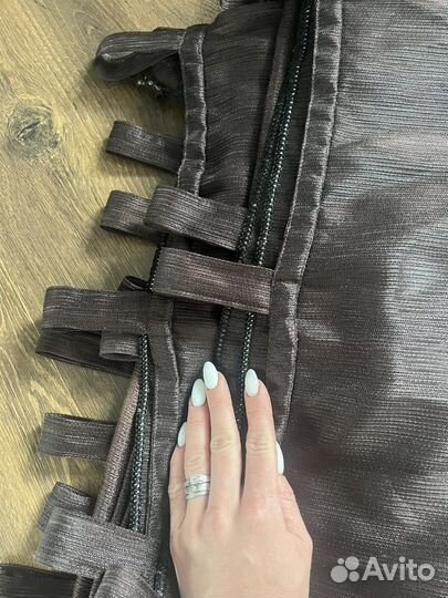 Красивые шторы на ушках. (венге )