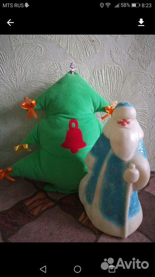 Дедушка Мороз со Снегурочкой из СССР