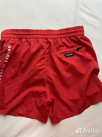 Шорты плавки Diesel красные
