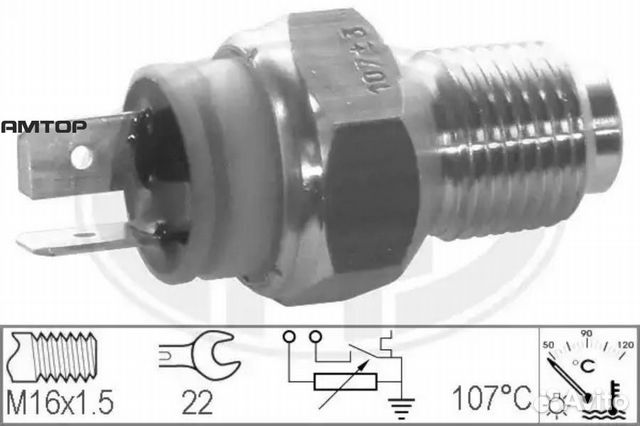ERA 330148 Датчик температуры ож fiat ducato 00-06
