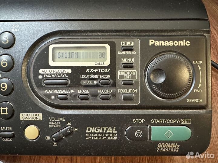 Телефон факс Panasonic KX-FTC47