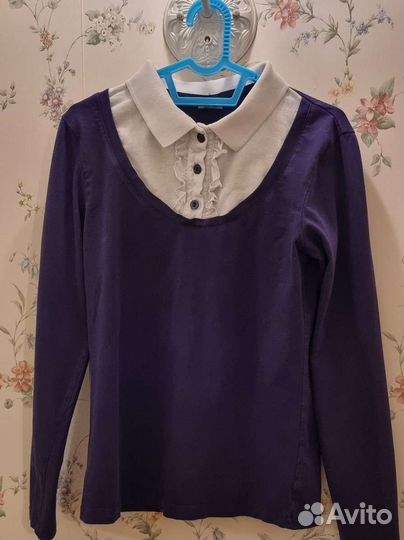 Блузки школьные трикотажные