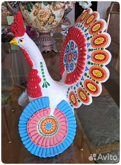 Дымковские игрушки (индюк и домик)