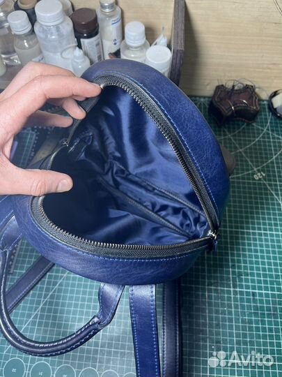 Рюкзак женский кожаный ручная работа