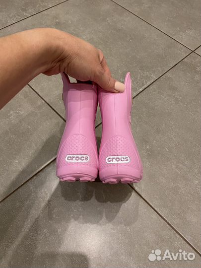 Сапожки crocs c7 для девочки