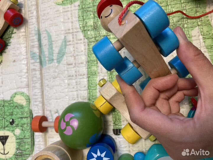 Развивающие, деревянные игрешки пакетом