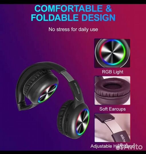 Беспроводные Hi-Fi наушники Bluetooth 5.1 новые