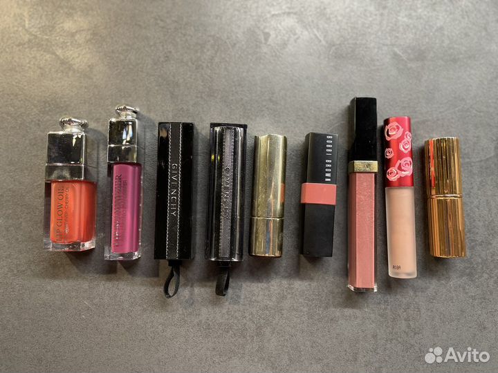 Средства для губ Dior, Bobbi, Charlott, Chanel