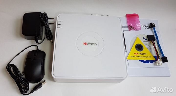 Видеонаблюдение Комплект 6 камер 1Mp HiWatch