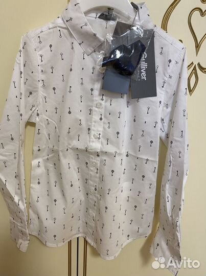 Рубашка для девочки 122 школа