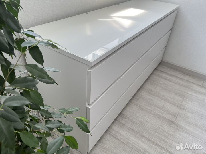 Комод IKEA malm/Икея белый