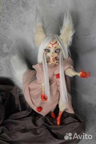 Игрушки ручной работы Кицунэ