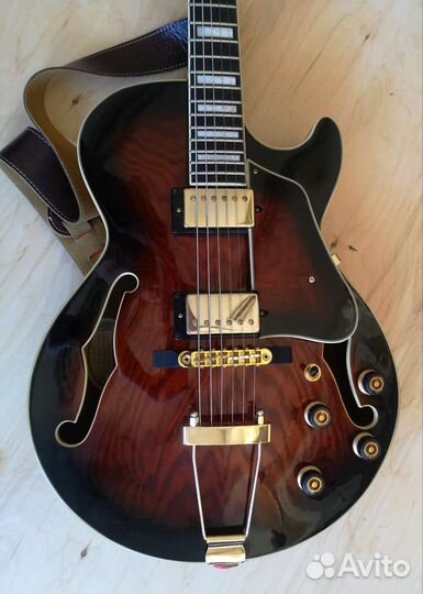 Полуакустика ibanez AG95QA-DBS