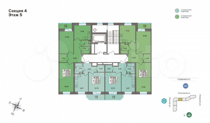 1-к. квартира, 33,6 м², 5/9 эт.
