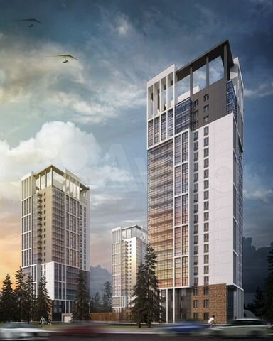 Квартира-студия, 97,4 м², 16/22 эт.