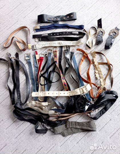 Много мужских, женских, для сумок ремней,подтяжки