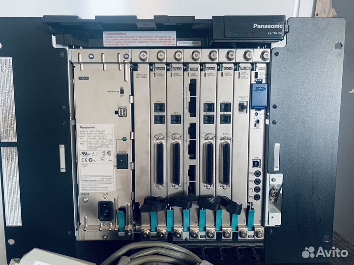 Цифровая ATC Panasonic KX-tda100ru с платами расши