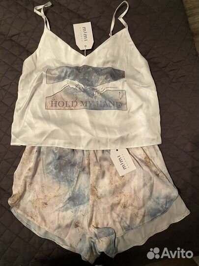 Шелковая пижама mimi комплект