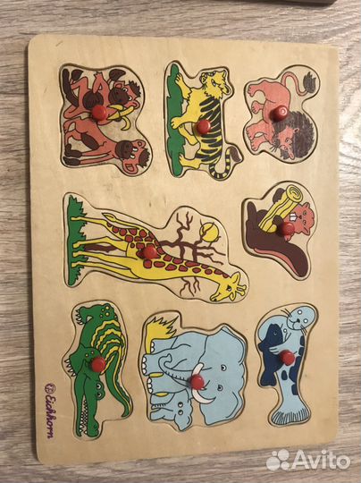 Развивающие игры Деревянные сортеры