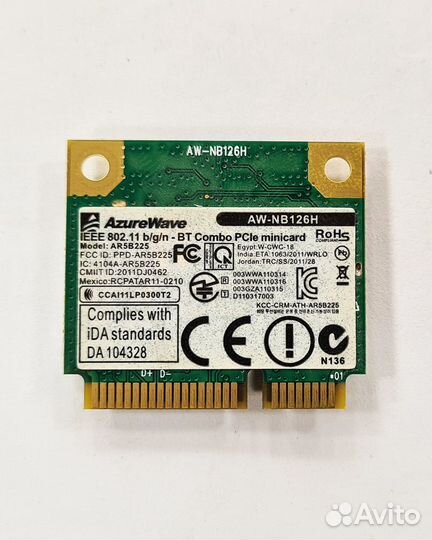 Бу Модуль wi-fi AW-NB126H asus S300CA